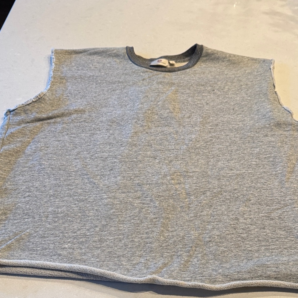 AG Adriano Goldschmied Heather Gray Muscle Tee